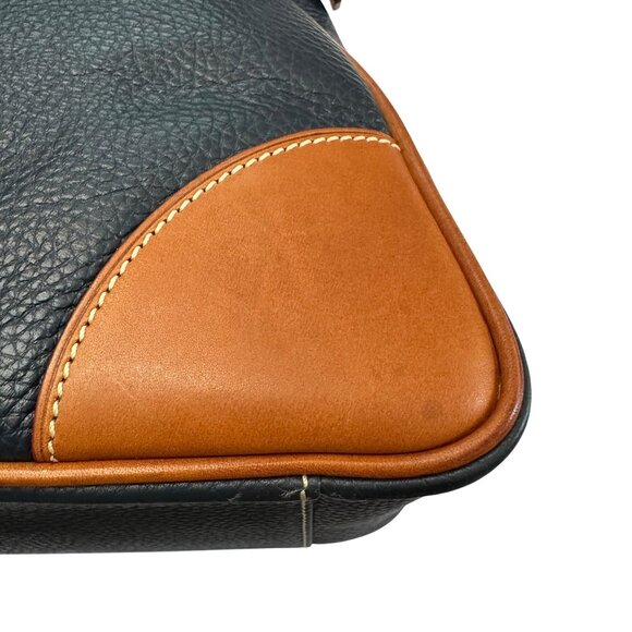 Dooney & Bourke Shoulder Bag Navy Blue Brown Leather Wallet Set Harrison Hobo - Picture 15 of 16